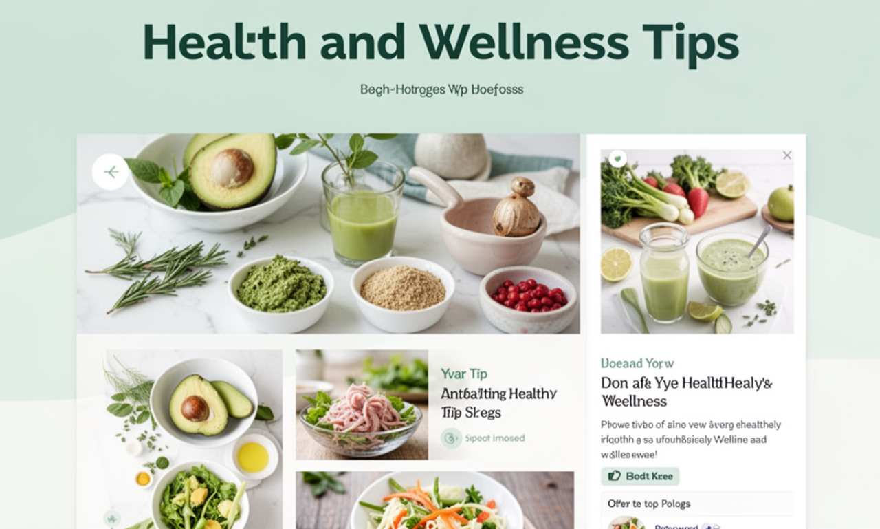 Health and Wellness Tips: Your Ultimate Guide to a Balanced Life